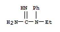 Guanidine, n-ethyl-n-phenyl-(9ci) Structure,746539-58-2Structure