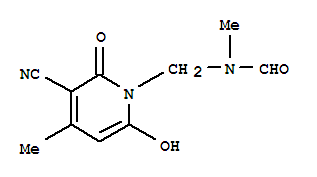 Formamide, n-[(3-cyano-6-hydroxy-4-methyl-2-oxo-1(2h)-pyridinyl)methyl]-n-methyl-(9ci) Structure,746552-22-7Structure