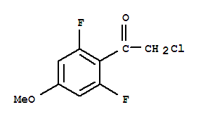 Ethanone, 2-chloro-1-(2,6-difluoro-4-methoxyphenyl)-(9ci) Structure,746630-09-1Structure