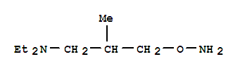 1-Propanamine,3-(aminooxy)-n,n-diethyl-2-methyl-(9ci) Structure,747360-53-8Structure