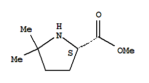 (9ci)-5,5-二甲基-L-脯氨酸甲酯結(jié)構(gòu)式_747407-19-8結(jié)構(gòu)式