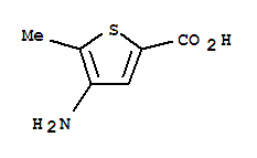 2-Thiophenecarboxylicacid,4-amino-5-methyl-(9ci) Structure,748091-32-9Structure