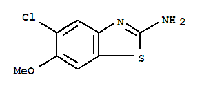 5-Chloro-6-methoxy-benzothiazol-2-ylamine Structure,74821-70-8Structure