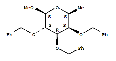 Methyl 2,3,4,-Tri-O-benzyl-beta-L-fucopyranoside Structure,74841-88-6Structure