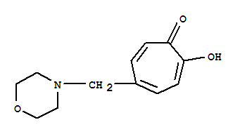 2,4,6-Cycloheptatrien-1-one, 2-hydroxy-5-(4-morpholinylmethyl)-(9ci) Structure,748716-78-1Structure