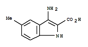 1H-indole-2-carboxylicacid,3-amino-5-methyl-(9ci) Structure,749153-50-2Structure