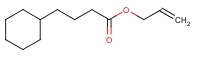 Allyl cyclohexanebutyrate Structure,7493-65-4Structure