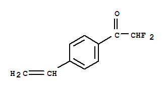 Ethanone, 1-(4-ethenylphenyl)-2,2-difluoro-(9ci) Structure,74946-48-8Structure