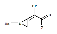 4-溴-6-甲基-2-噁-6-氮雜雙環(huán)[3.1.0]-4-己烯-3-酮結(jié)構(gòu)式_749849-34-1結(jié)構(gòu)式