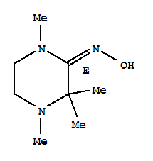 Piperazinone, 1,3,3,4-tetramethyl-, oxime, (e)-(9ci) Structure,74986-99-5Structure