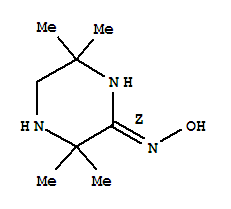 Piperazinone, 3,3,6,6-tetramethyl-, oxime, (z)-(9ci) Structure,74987-03-4Structure