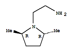 1-Pyrrolidineethanamine,2,5-dimethyl-,(2r,5r)-(9ci) Structure,749898-01-9Structure