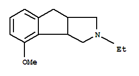 Indeno[1,2-c]pyrrole, 2-ethyl-1,2,3,3a,8,8a-hexahydro-4-methoxy-(9ci) Structure,750538-22-8Structure