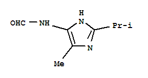 Formamide, n-[5-methyl-2-(1-methylethyl)-1h-imidazol-4-yl]-(9ci) Structure,750643-40-4Structure