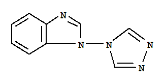 1H-benzimidazole,1-(4h-1,2,4-triazol-4-yl)-(9ci) Structure,75106-99-9Structure