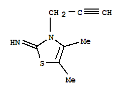 2(3H)-thiazolimine,4,5-dimethyl-3-(2-propynyl)-(9ci)Structure,751418-70-9Structure 2(3H)-thiazolimine,4,5-dimethyl-3-(2-propynyl)-(9ci) Structure,751418-70-9Structure
