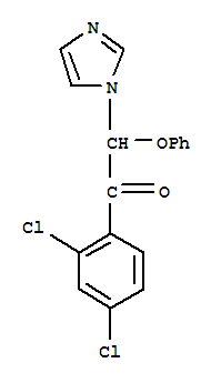 Ethanone, 1-(2,4-dichlorophenyl)-2-(1h-imidazol-1-yl)-2-phenoxy- Structure,751428-55-4Structure