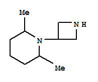 Piperidine, 1-(3-azetidinyl)-2,6-dimethyl-(9ci) Structure,752180-92-0Structure