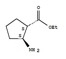 (1S,2S)-2-氨基環(huán)戊烷羧酸乙酯結(jié)構(gòu)式_752181-59-2結(jié)構(gòu)式