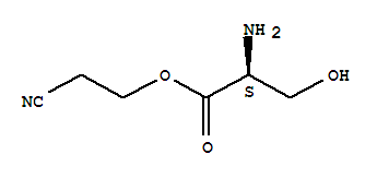 L-serine, 2-cyanoethyl ester (9ci) Structure,752982-63-1Structure