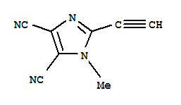 1H-imidazole-4,5-dicarbonitrile,2-ethynyl-1-methyl-(9ci) Structure,753003-11-1Structure