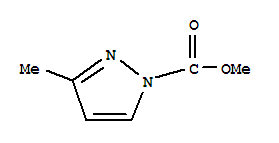 1H-pyrazole-1-carboxylicacid,3-methyl-,methylester(9ci) Structure,75326-01-1Structure