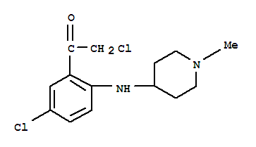 Ethanone, 2-chloro-1-[5-chloro-2-[(1-methyl-4-piperidinyl)amino]phenyl]- Structure,753413-06-8Structure