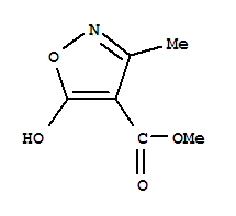 (9ci)-5-羥基-3-甲基-4-異噁唑羧酸甲酯結(jié)構(gòu)式_753486-91-8結(jié)構(gòu)式