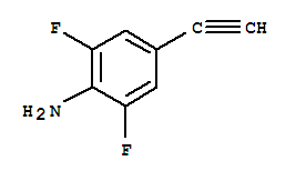 4-乙炔-2,6-二氟-苯胺結(jié)構(gòu)式_753501-37-0結(jié)構(gòu)式