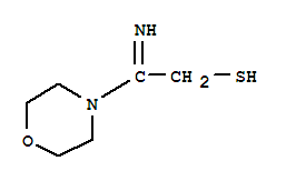 Morpholine, 4-(1-imino-2-mercaptoethyl)-(9ci) Structure,754134-06-0Structure