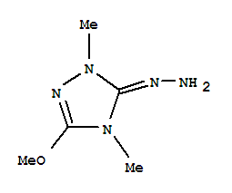 (9ci)-2,4-二氫-5-甲氧基-2,4-二甲基-,肼酮3H-1,2,4-噻唑-3-酮結(jié)構(gòu)式_754201-49-5結(jié)構(gòu)式