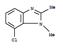 1H-benzimidazole,7-chloro-1,2-dimethyl-(9ci) Structure,75438-02-7Structure