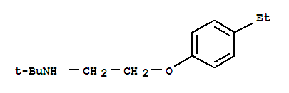 2-Propanamine,n-[2-(4-ethylphenoxy)ethyl]-2-methyl-(9ci) Structure,754972-27-5Structure