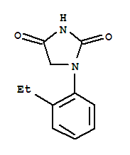 2,4-Imidazolidinedione,1-(2-ethylphenyl)-(9ci) Structure,755022-10-7Structure