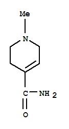 4-Pyridinecarboxamide,1,2,3,6-tetrahydro-1-methyl-(9ci) Structure,75532-96-6Structure