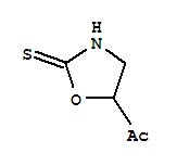 (9ci)-1-(2-硫氧代-5-噁唑啉)-乙酮結(jié)構(gòu)式_75543-29-2結(jié)構(gòu)式