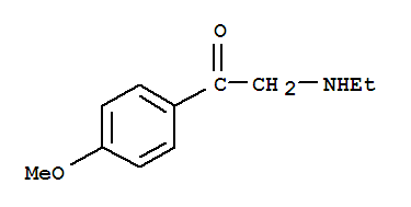 Ethanone, 2-(ethylamino)-1-(4-methoxyphenyl)-(9ci) Structure,756457-31-5Structure