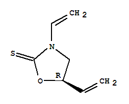 (5r)-(9ci)-3,5-二乙烯-2-噁唑啉硫酮結(jié)構(gòu)式_756486-86-9結(jié)構(gòu)式