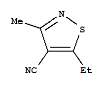 4-Isothiazolecarbonitrile,5-ethyl-3-methyl-(9ci) Structure,756531-49-4Structure