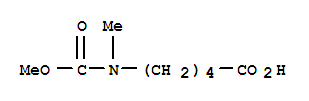 Pentanoic acid, 5-[(methoxycarbonyl)methylamino]- Structure,756874-12-1Structure