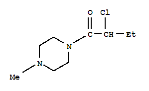 Piperazine, 1-(2-chloro-1-oxobutyl)-4-methyl-(9ci) Structure,757149-14-7Structure