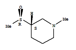 Piperidine, 1-methyl-3-(methylsulfinyl)-, (r*,s*)-(9ci) Structure,757910-35-3Structure