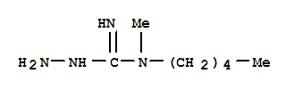 Hydrazinecarboximidamide, n-methyl-n-pentyl-(9ci) Structure,757918-66-4Structure