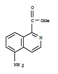 (9ci)-5-氨基-,甲酯1-異喹啉羧酸結(jié)構(gòu)式_75795-42-5結(jié)構(gòu)式