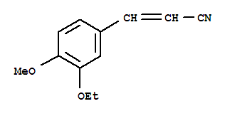 2-Propenenitrile,3-(3-ethoxy-4-methoxyphenyl)-(9ci) Structure,757962-43-9Structure