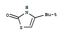 4-叔丁基噻唑-2(3h)-酮結(jié)構(gòu)式_75820-45-0結(jié)構(gòu)式