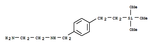 (Aminoethylaminomethyl)phenethyltrimethoxysilane Structure,75822-22-9Structure