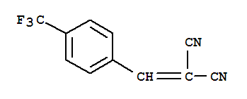 2-(4-三氟亞芐基)-丙二腈結(jié)構(gòu)式_75833-84-0結(jié)構(gòu)式