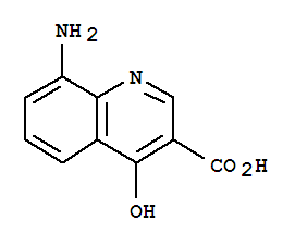 8-Amino-4-hydroxy-3-quinolinecarboxylic acid Structure,75839-98-4Structure