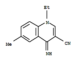 (9ci)-1-乙基-1,4-二氫-4-亞氨基-6-甲基-3-喹啉甲腈結(jié)構(gòu)式_758652-38-9結(jié)構(gòu)式